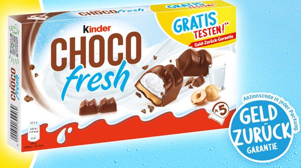 Chocofresh von Kinderschokolade kostenlos ausprobieren