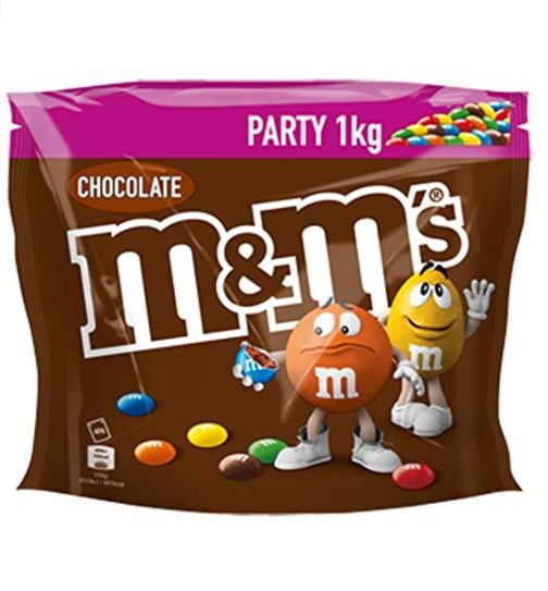 1kg m&m’s Choco Party Pack Schokolinsen für 6,58€ (statt 10€)