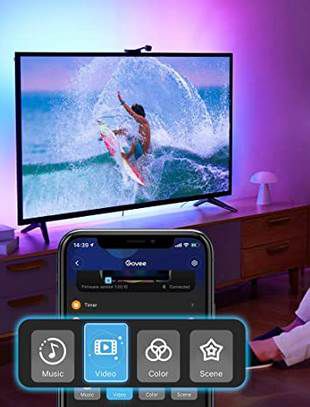 Govee LED RGBIC TV Hintergrundbeleuchtung mit Sync für 49,39€ (statt 73€)