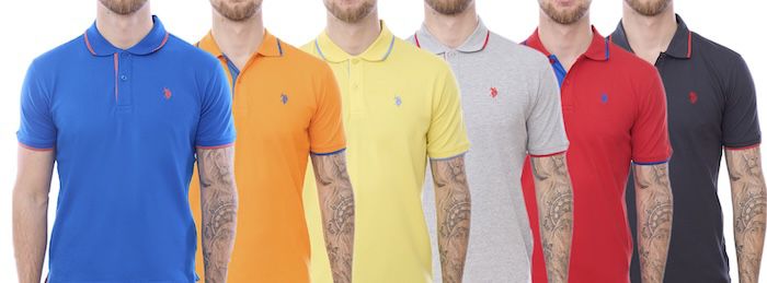 2x U.S. POLO ASSN. Herren Poloshirts für 32€ (statt 55€)