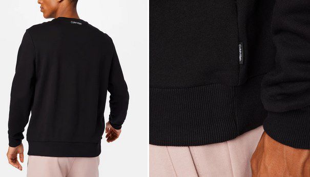 Calvin Klein Sweatshirt Summer Center Logo in Schwarz für 44,95€ (statt 63€)