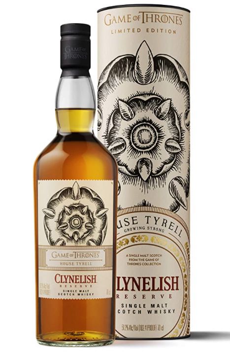 Clynelish Reserve Single Malt Scotch Whisky   Haus Tyrell Game of Thrones Limitierte Edition für 34,19€ (statt 54€)  prime