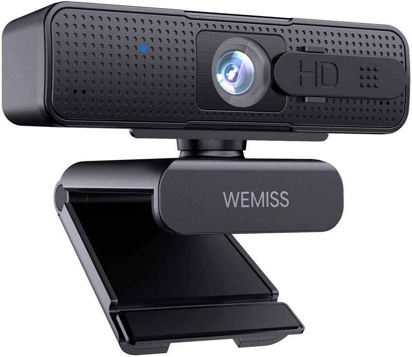 Wemiss Full HD 1080P Webcam mit Mikrofon, Autofokus und Rauschunterdrückung für 15,99€ (statt 30€)