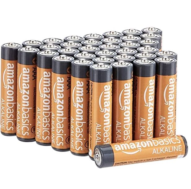 36er Pack Amazon Basics AAA-Alkalibatterien 1,5V ab 7,95€