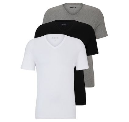 3er Pack Hugo Boss Herren T Shirts für 24,99€ (statt 39€)   S bis L