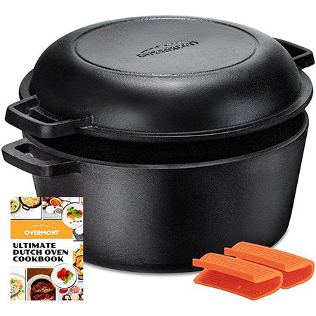 🍲 Overmont Dutch Oven – Einsatzfertig eingebrannt, 5L für 36,32€ (statt 50€)