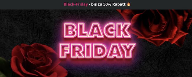 BlumeIdeal: Black Friday bis 50% Rabatt auf Blumensträuße   z.B. 44 rote Rosen für 29,48€ (statt 46€)