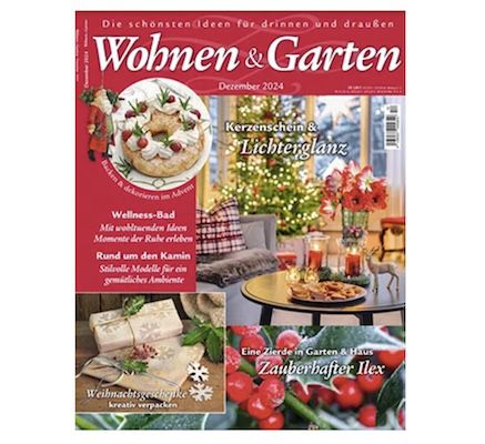 🏡 6 Ausgaben Wohnen & Garten für 34,80€ + Prämie: 30€ Amazon Gutschein