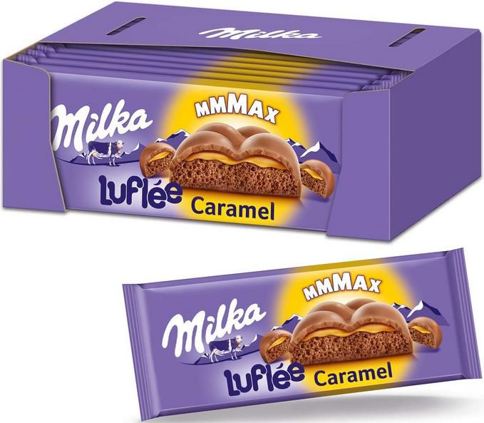 10x Milka Luflée Caramel Großtafel 250g für 22,85€ (statt 30€) - Prime