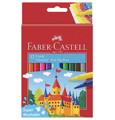 12er Pack Faber-Castell Filzstifte Castle für 1,35€ (statt 2€)