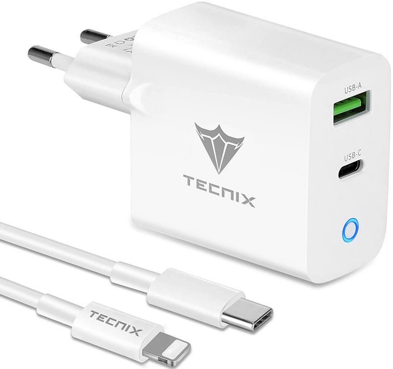 Tecnix USB C Schnellladegerät mit 38W für 11,99€ (statt 20€)