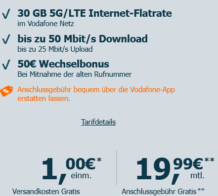 Nintendo Switch OLED inkl. Mario Kart + Vodafone 30GB für 19,99€ mtl. + 90€ Bonus