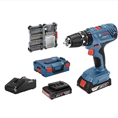 Bosch Kit GSB 18V 21 Akku Schlagbohrschrauber mit 2x 2,0 Ah + L Boxx für 159,99€ (statt 243€)