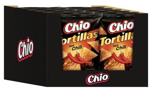 12x Chio Tortilla Chips Hot Chili ab 10€ (statt 23€)