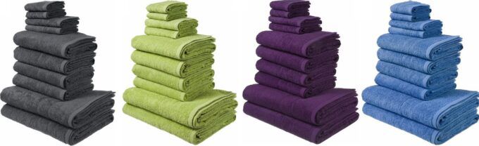 my home 10 teiliges Handtuch Set Inga in vielen Farben ab 26,39€ (statt 36€)