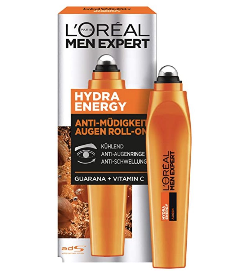 L’Oréal Men Expert Hydra Energy Anti-Müdigkeits Augen Roll-On ab 6,39€ (statt 9€)