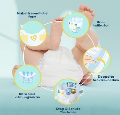 👶💤 240 Windeln Pampers Premium Protection Größe 2 (4kg   8kg) für 34,67€ (statt 49€)