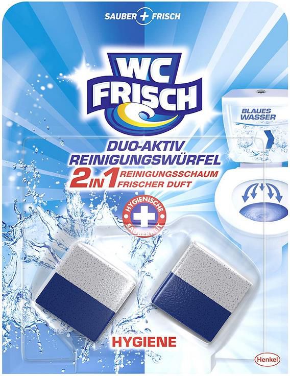 4x WC FRISCH Duo-Aktiv Reinigungswürfel für Wasserkästen ab 8,54