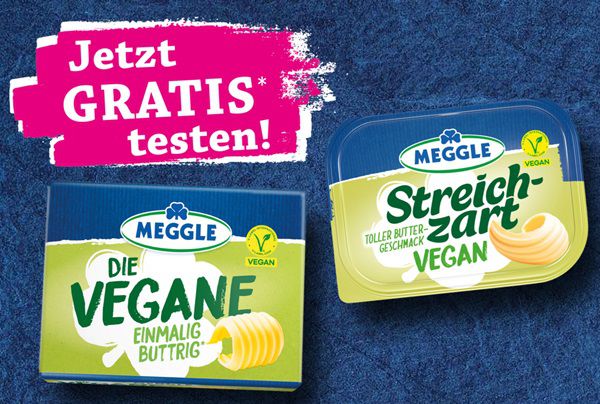 Wieder da! Vegane Butteralternative von Meggle kostenlos ausprobieren