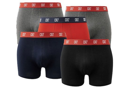 2x 5er Pack Cristiano Ronaldo CR7 Basic Trunk Boxershorts für 40€ (statt 70€)