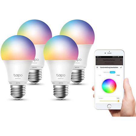 4x TP-Link Tapo L530E smarte WLAN LED E27 für 12,99€ (statt neu 27€)