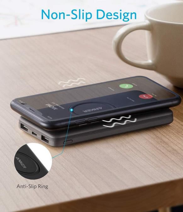 Anker PowerCore Wireless Powerbank mit 10.000mAh und QI Ladefunktion für 24,99€ (statt 50€)