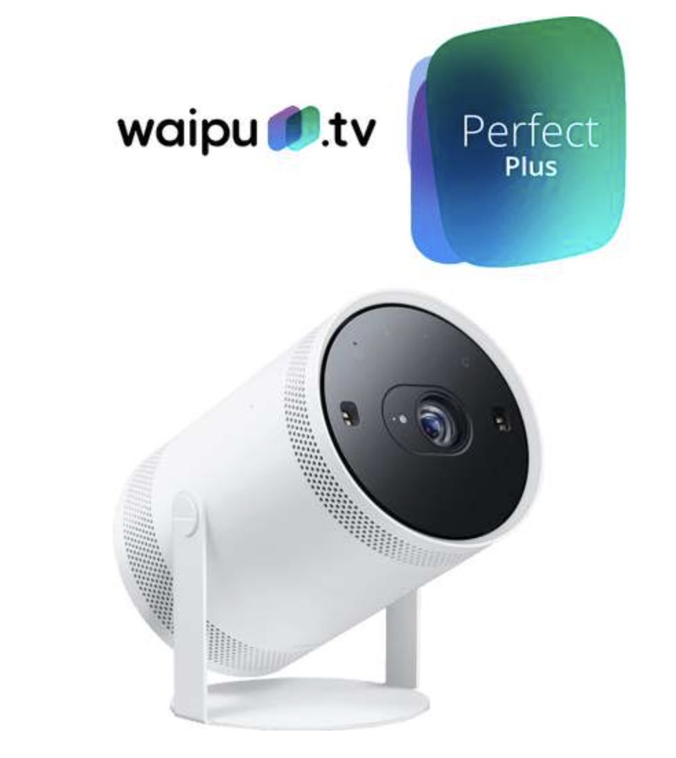 HD 6 waipu.tv Monate Full The Plus 753, + für Samsung Projektor LSP3 Freestyle Perfect