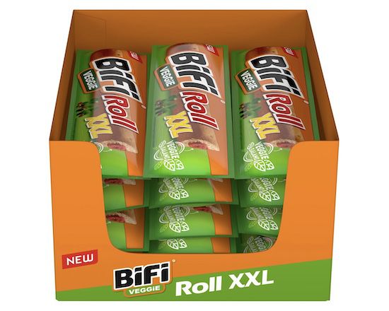 24er Pack BiFi Veggie Roll vegetarischer Salami Wurstsnack für 9€ (statt 16€)