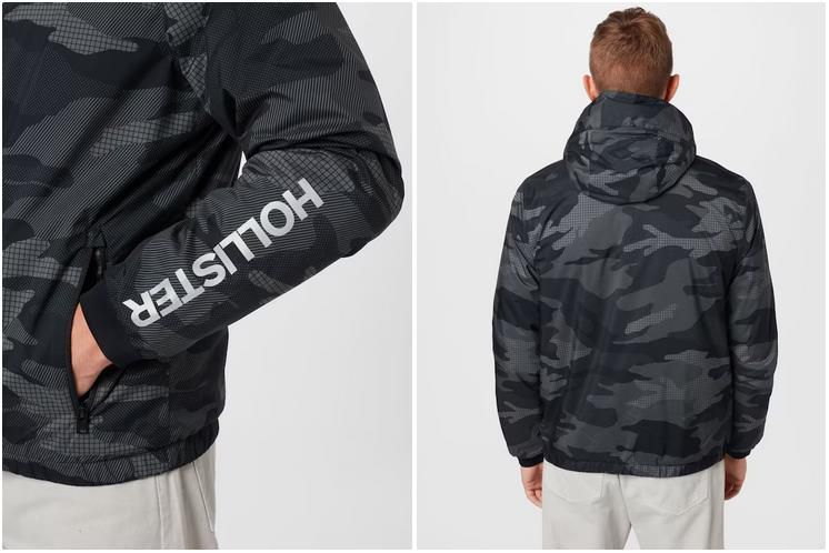 Hollister Herrenjacke in Camouflage Optik für 69,90€ (statt 100€)   Restgrößen