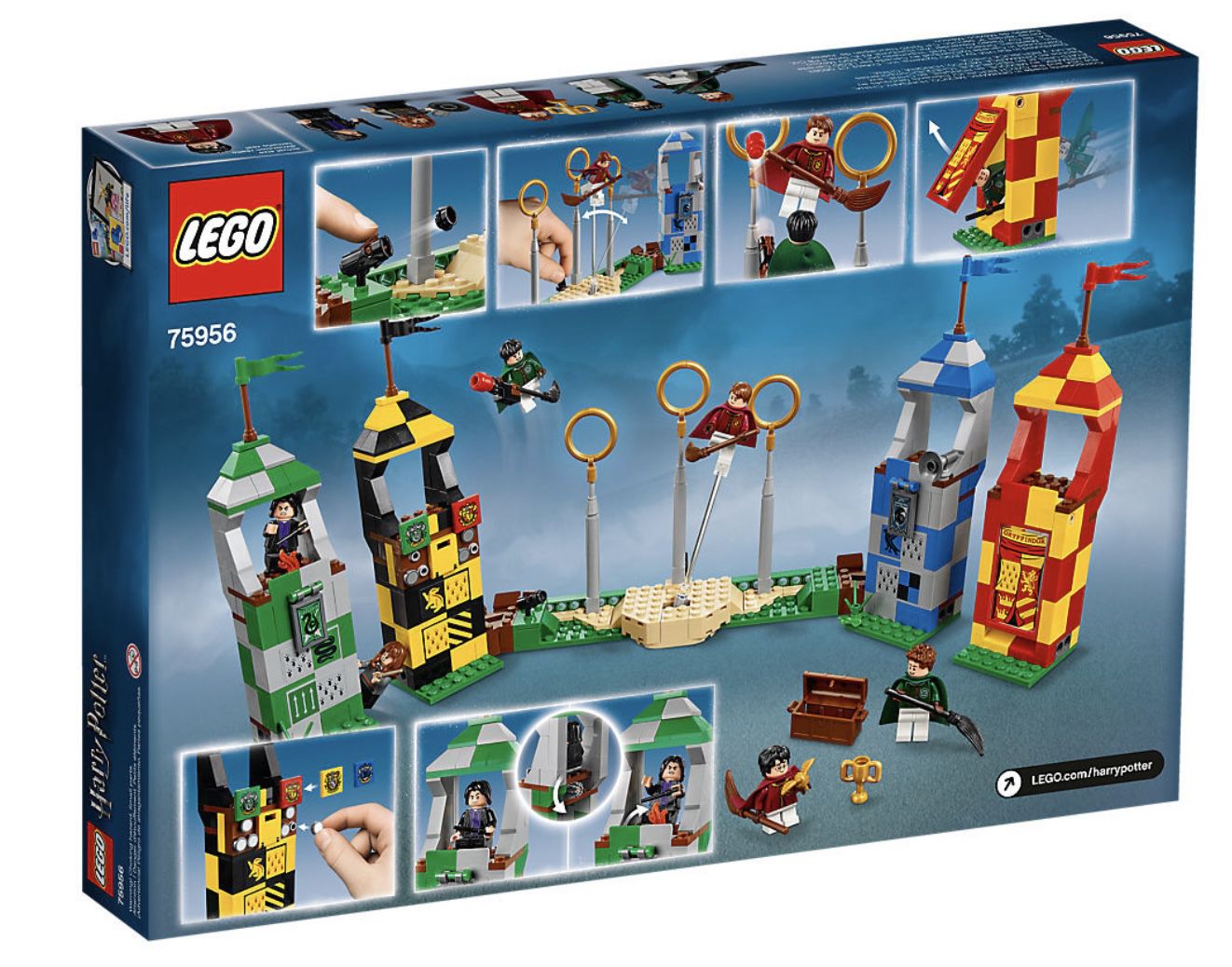 LEGO 75956   Harry Potter Quidditch Turnier Bauset für 38,98€ (statt 64€)