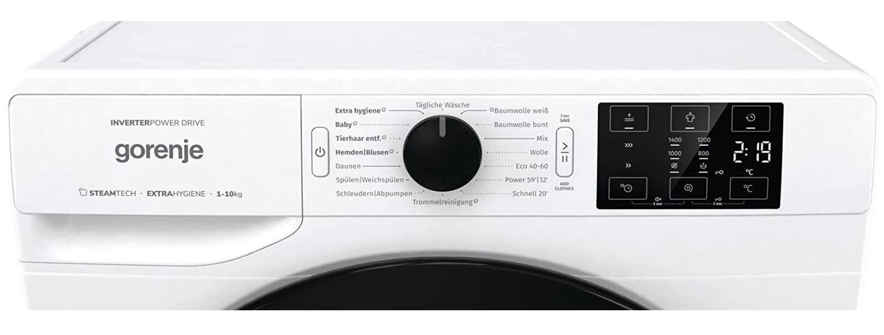 Gorenje WNEI 14 APS   10kg Waschmaschine mit 1400 U/min für 399,99€ (statt 499€)