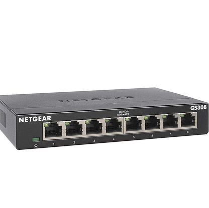 Netgear GS308 Gigabit Ethernet Switch 8-Ports für 17,90€ (statt 22€)