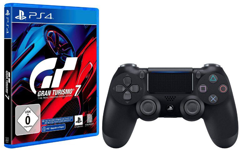 Gran Turismo 7 (PS4) + Dualshock 4 Controller PlayStation 4 ab 59,99€  (statt 76