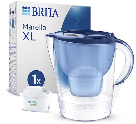 💦 Brita Wasserfilter Marella XL inkl. Maxtra Pro Filterkartusche für 19,99€ (statt 27€)