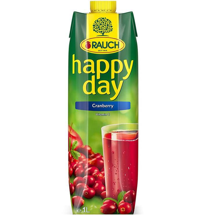 6er Pack Rauch Happy Day Cranberry, 1L ab 7,51€ (statt 15€)   Prime Sparabo