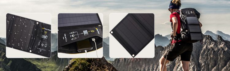 WANROY Outdoor Solar Panel (5V, 21W) für 38,99€ (statt 60€)