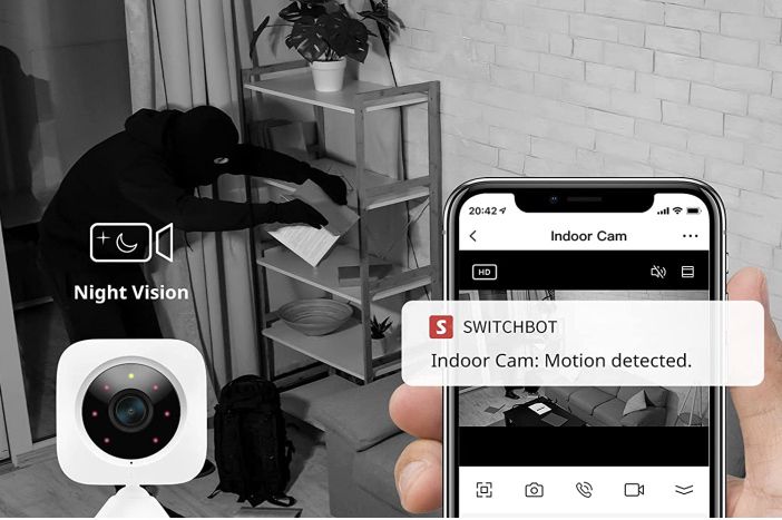 Switchbot 1080p Innenkamera mit Bewegungserkennung für 19,99€ (statt 40€)