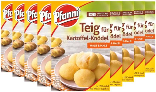 9er Pack Teig für Pfanni Kartoffelknödel halb & halb (9 x 318 g) ab 17€ (statt 25€)