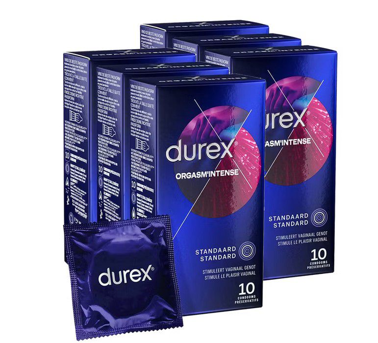 60 Durex Kondome Orgasm Intense für 37,90€ (statt 60€)