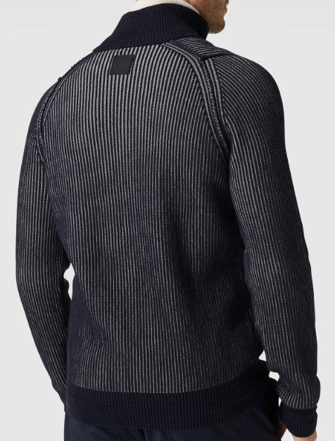 BOSS Casualwear Strickjacke Apoker in Marine für 93,99€ (statt 140€) L bis XXL