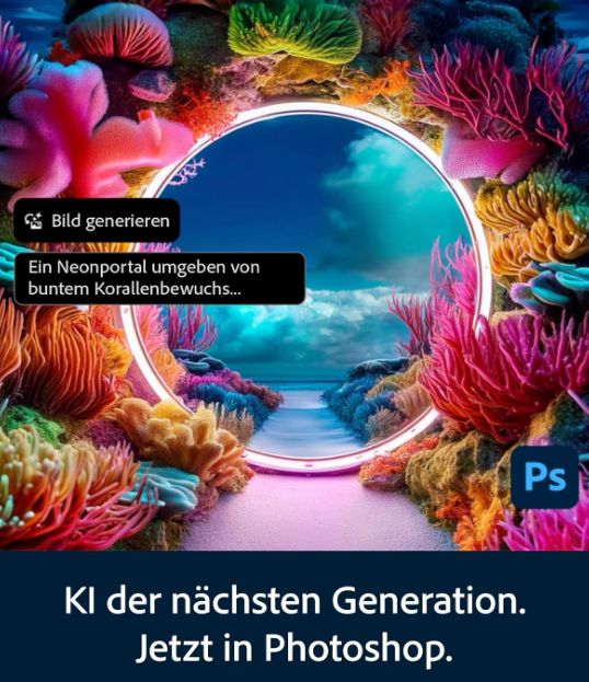 📷 1 Jahr Adobe Creative Cloud Foto Abo Photoshop +Lightroom 20GB Cloud   mit KI für 94,90€ (statt 142€)