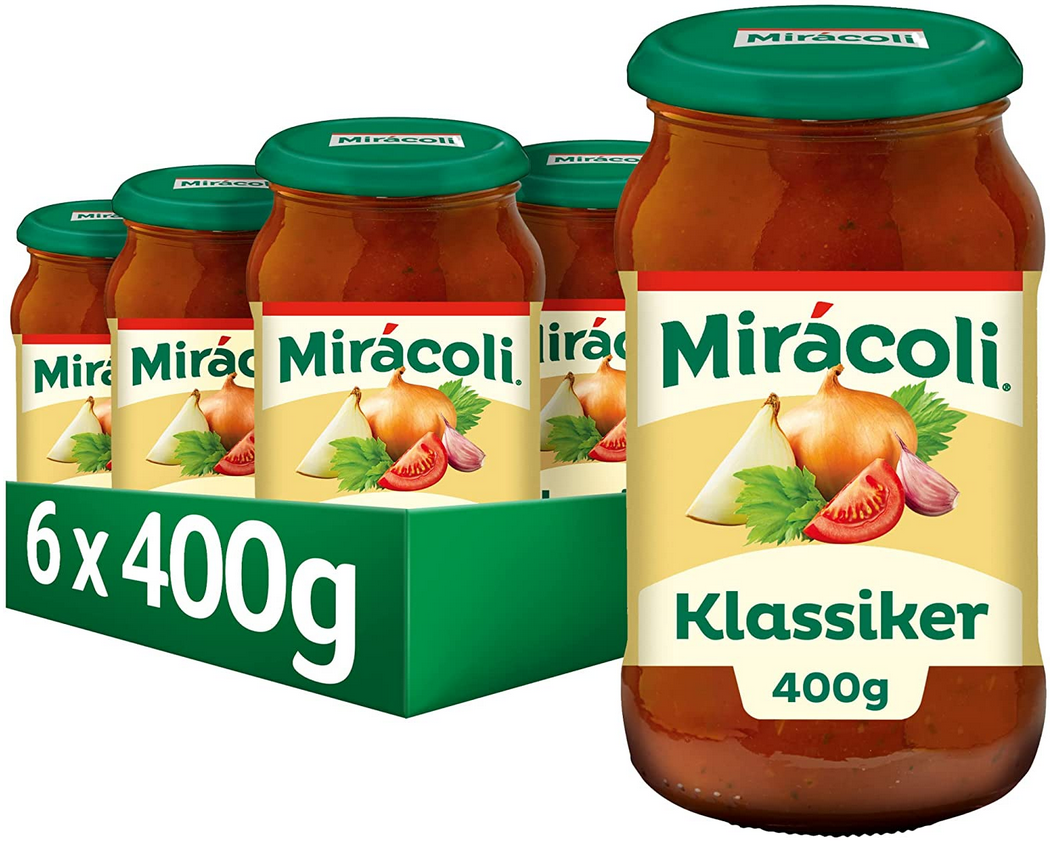 🍝 6er Pack Miracoli Pasta Sauce Klassiker je 400g ab 8,72€ (statt 15€)