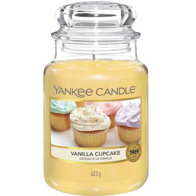 Yankee Candle Duftkerze im Glas (mittelgroß) Vanilla Cupcake für 20,44€ (statt 27€)