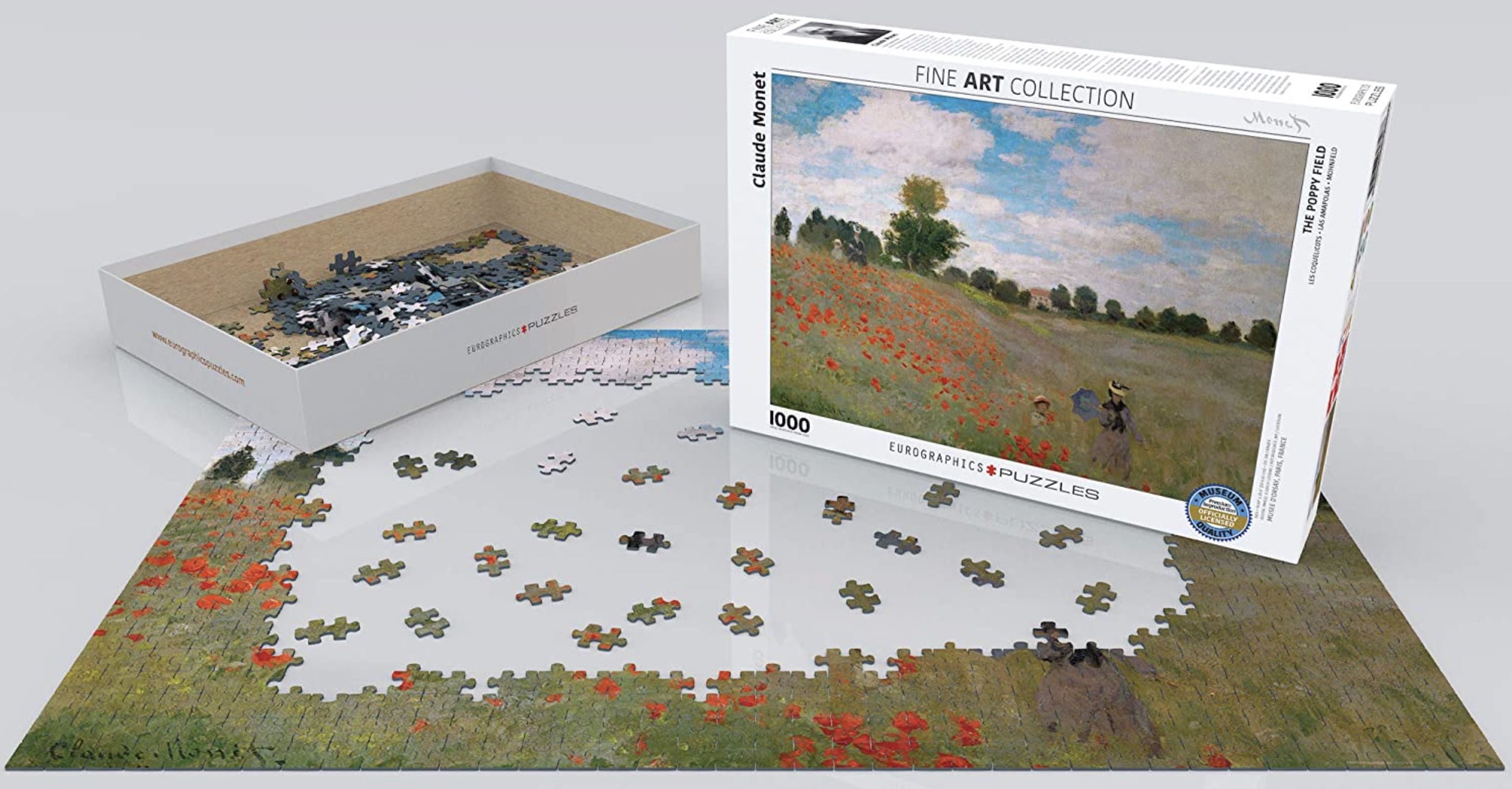 Eurographics Puzzles Claude Monet: Das Mohnfeld für 7,99€ (statt 15€)   Prime