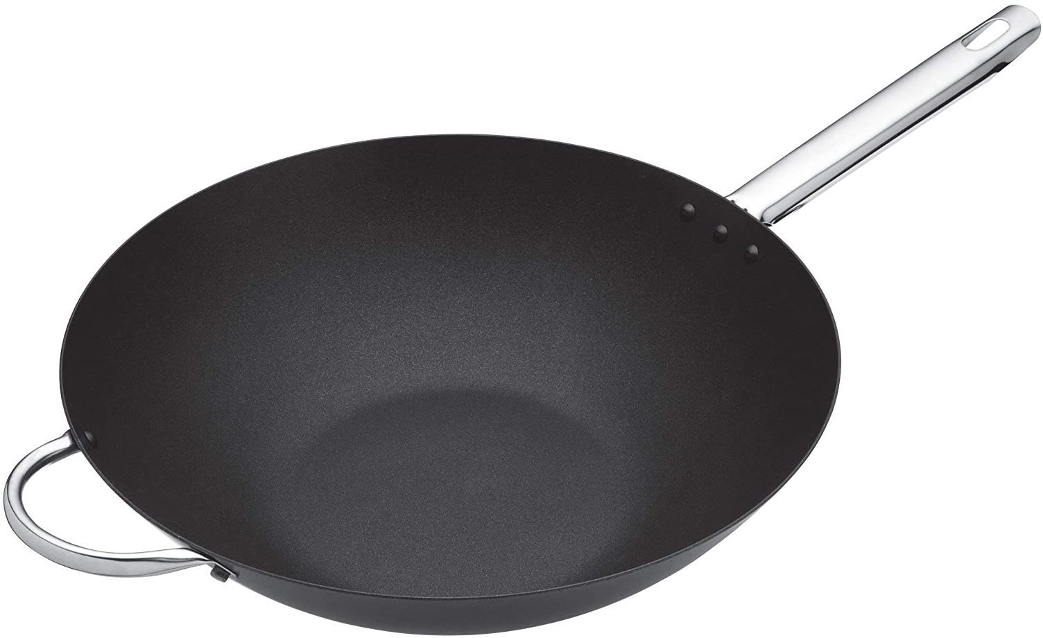 MasterClass Wok aus Kohlenstoffstahl, 35,5cm für 34€ (statt 45€)