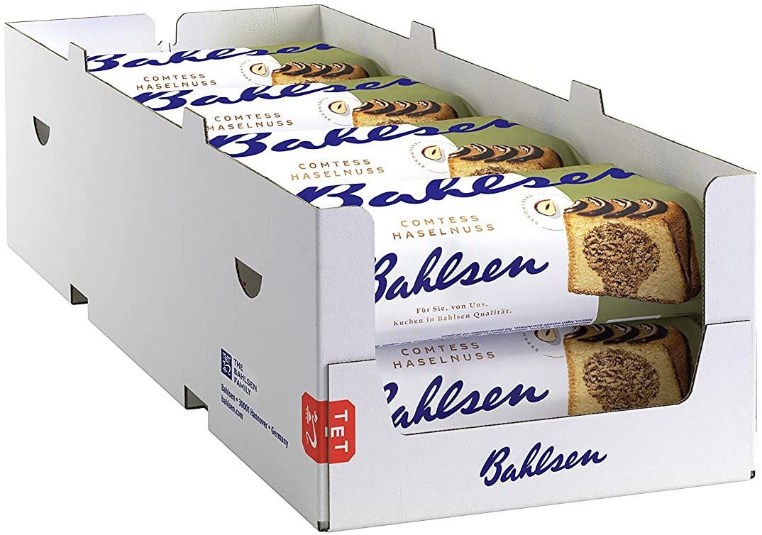 8er Pack Bahlsen Comtess Haselnuss Rührkuchen, je 350g ab 12,73€ (statt 16€)   Prime