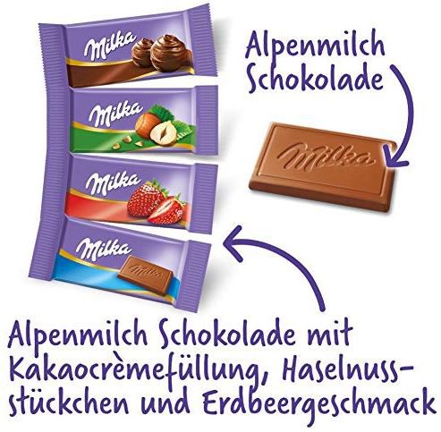 🍫 1Kg Milka Naps Mix Dose mit 4 Sorten ab 12,39€ (statt 18€)