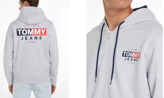 Tommy Jeans Kapuzensweatjacke TJM ENTRY FLAG ZIP THRU ab 31,49€ (statt 60€)