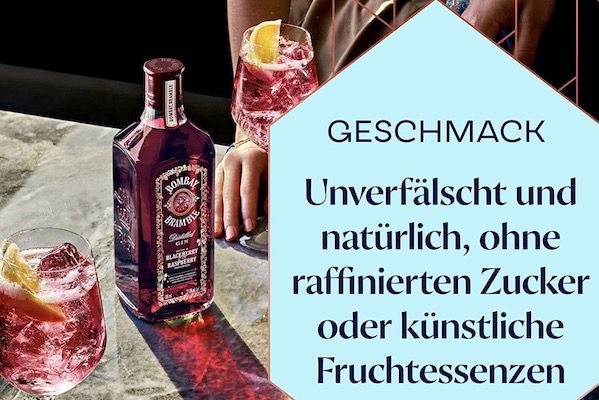 1 Liter Bombay Bramble Blackberry and Raspberry Flavoured Gin ab 21,60€ (statt 30€)   Prime