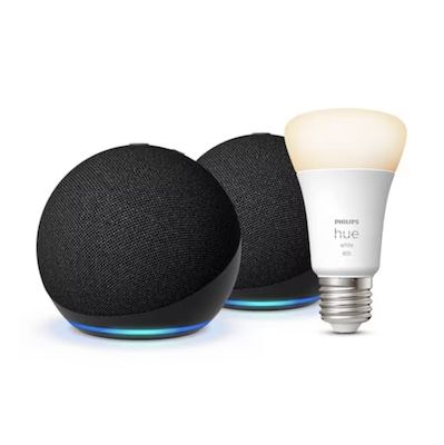 ➡️🔥 Früher Black Friday Deal: 2x Echo Dot + Philips Hue White E27 für 52,98€ (statt 102€)